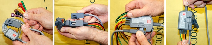 Figura 12: Conexin cable de EKG 12 derivaciones